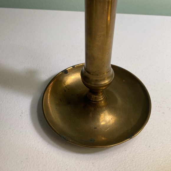 Vintage Brass Push Up Candlestick Holder - Picture 5 of 10